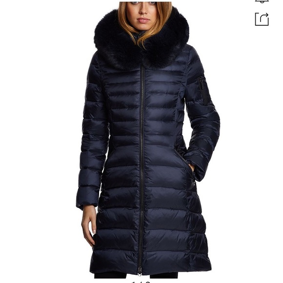 Dawn Levy Milly Fur Trim Puffer Coat 